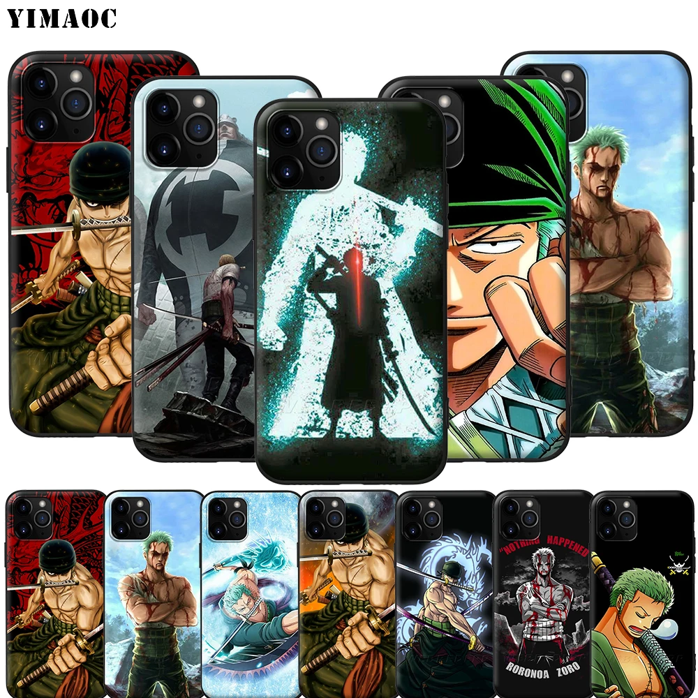 YIMAOC One Piece Roronoa Zoro Silicone Soft Case for iPhone 12 Mini 11 Pro XS Max XR X 8 7 6 6S Plus 5 5S SE | Мобильные телефоны и