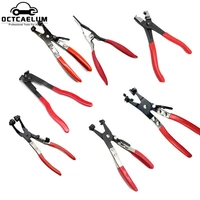 auto hose clamp plier set car angled clip plier tube bundle removal repair tool heavy duty cable type flexible wire pliers