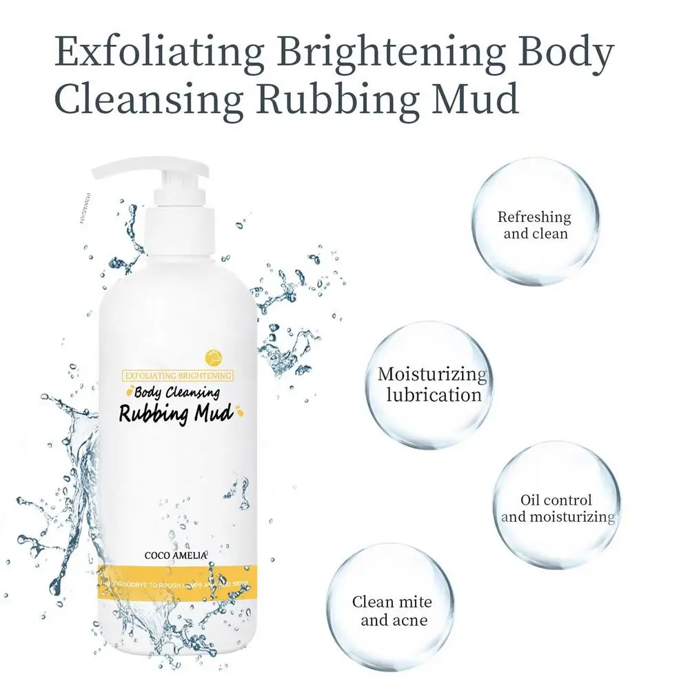 Отшелушивающий отбеливающий скраб для грязи большой емкости широко