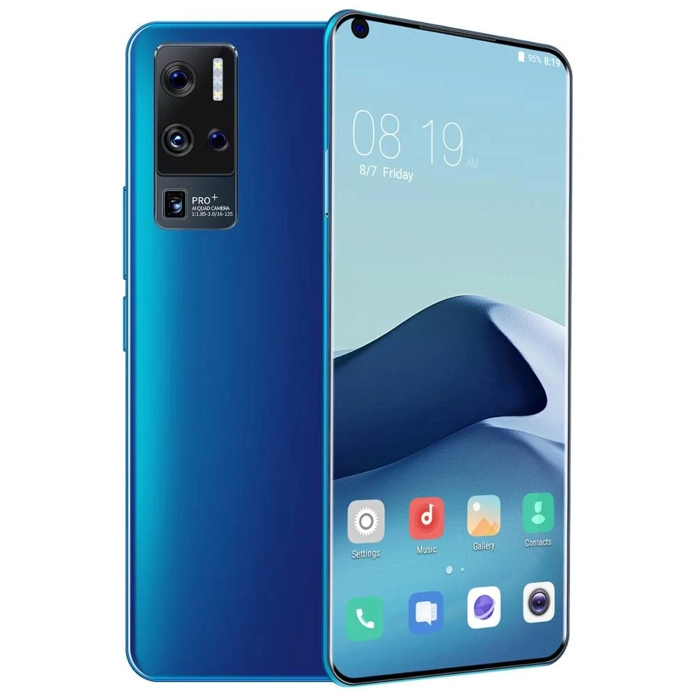 

Hot sale X50 Pro+ Global Smartphone 4G LTE 8G+256G 64MP Quad Camera 7.0" FHD+ Screen 48MP Selfie 5000mAh OTG Android 10