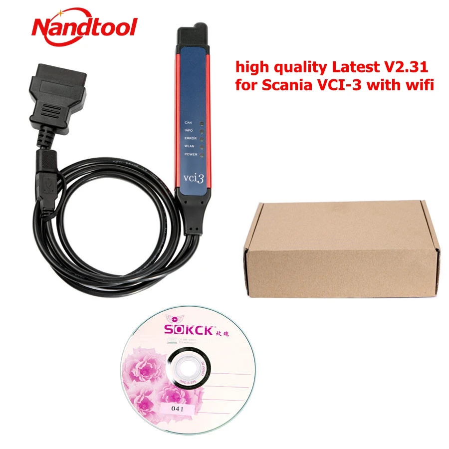 Последняя версия 2.31 Φ OBD2 разъем VCI3 Wifi беспроводной Профессиональный