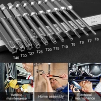3711pcs 75mm s2 alloy steel torx screwdriver bits tool set 14 hex torx socket set handle tools electric screw driver set