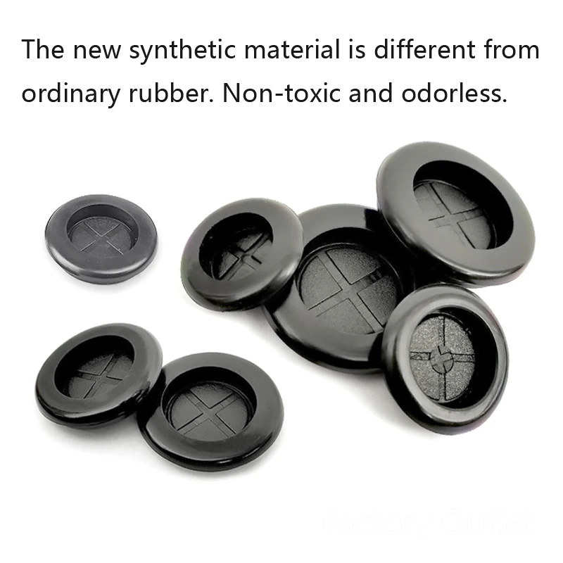 Белые резиновые втулки для проводки кольцевой кабель односторонняя катушка