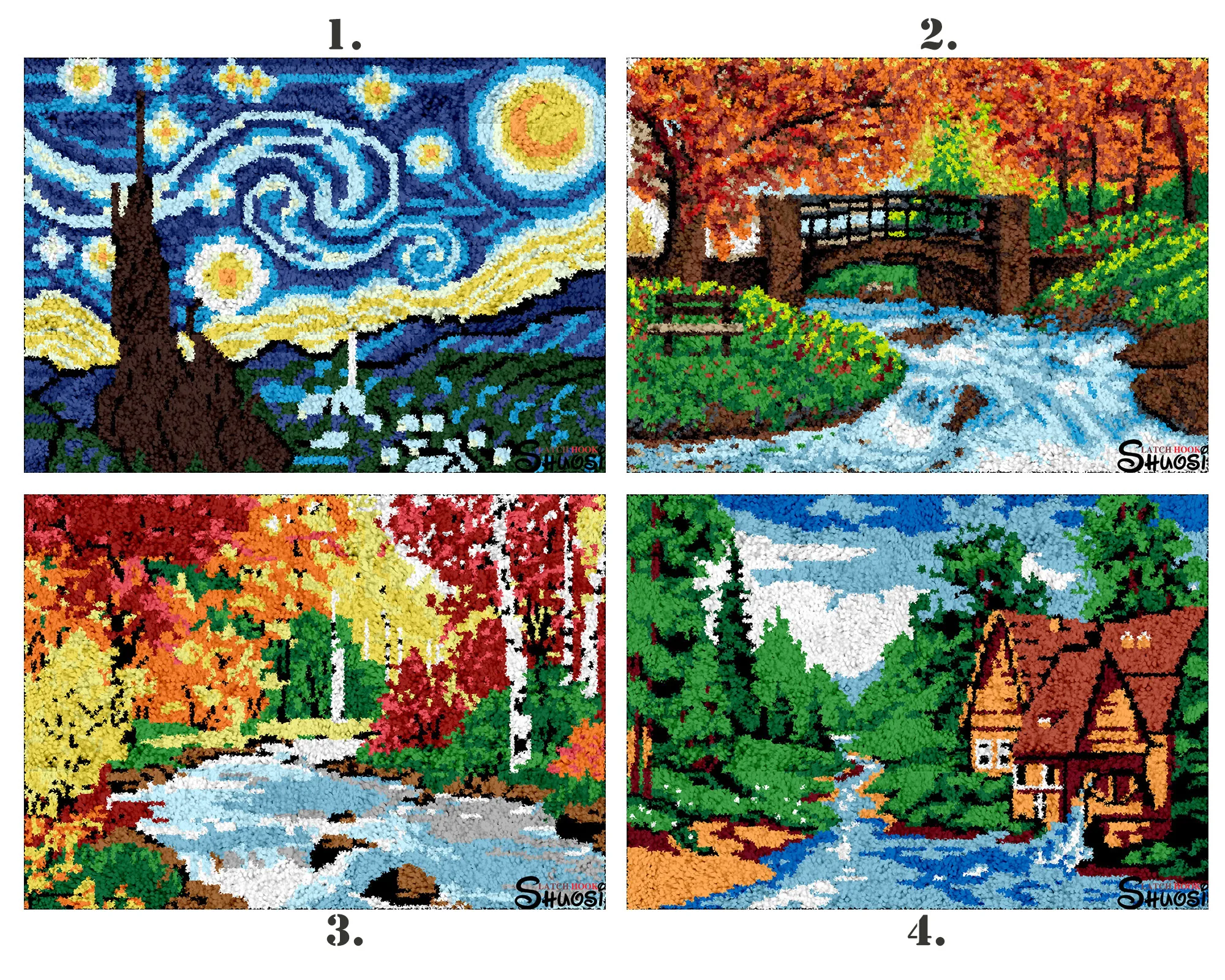 

Украшение дома 61x87cm-(декорации) защелка для самостоятельной сборки крюк наборы гобеленов ковер крючком хобби и ремесло Резьба вышитые подве...