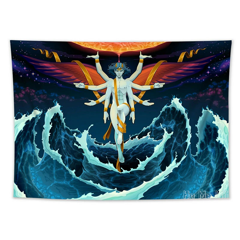Настенный гобелен с изображением бога Хаоса греческой мифологии украшение для