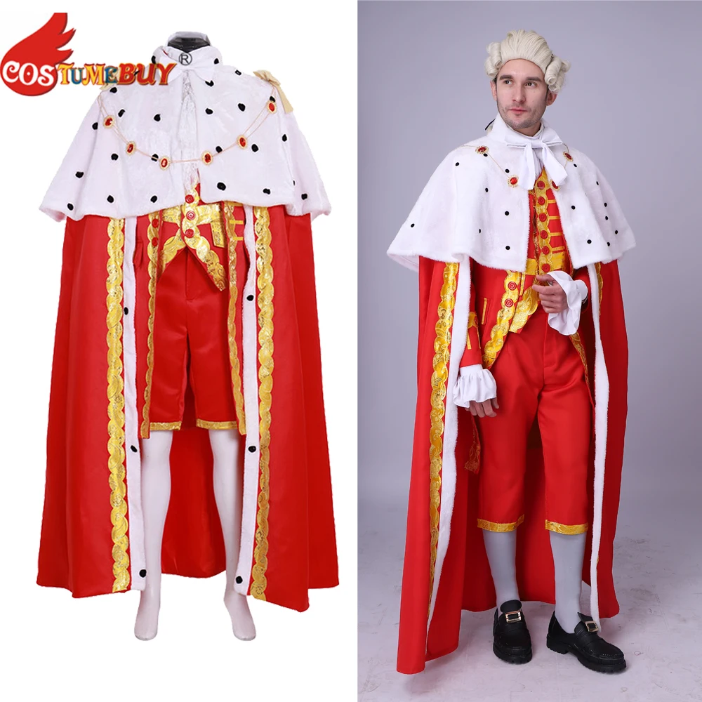 

Costumebuy Tudor George Washington King Cosplay Musical Hamilton Performance Costume Outfit Custom Made