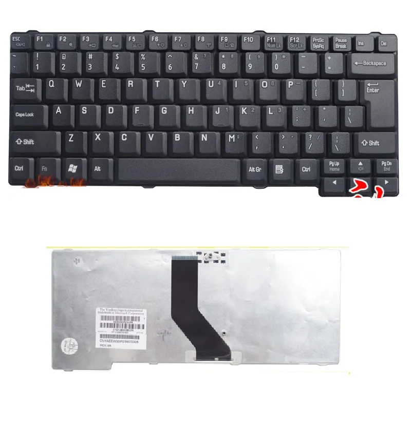 SSEA Новый UI Клавиатура для ноутбука Toshiba L10 L15 L20 L25 L30 L35 L100 L200 L110 L115 черная клавиатура