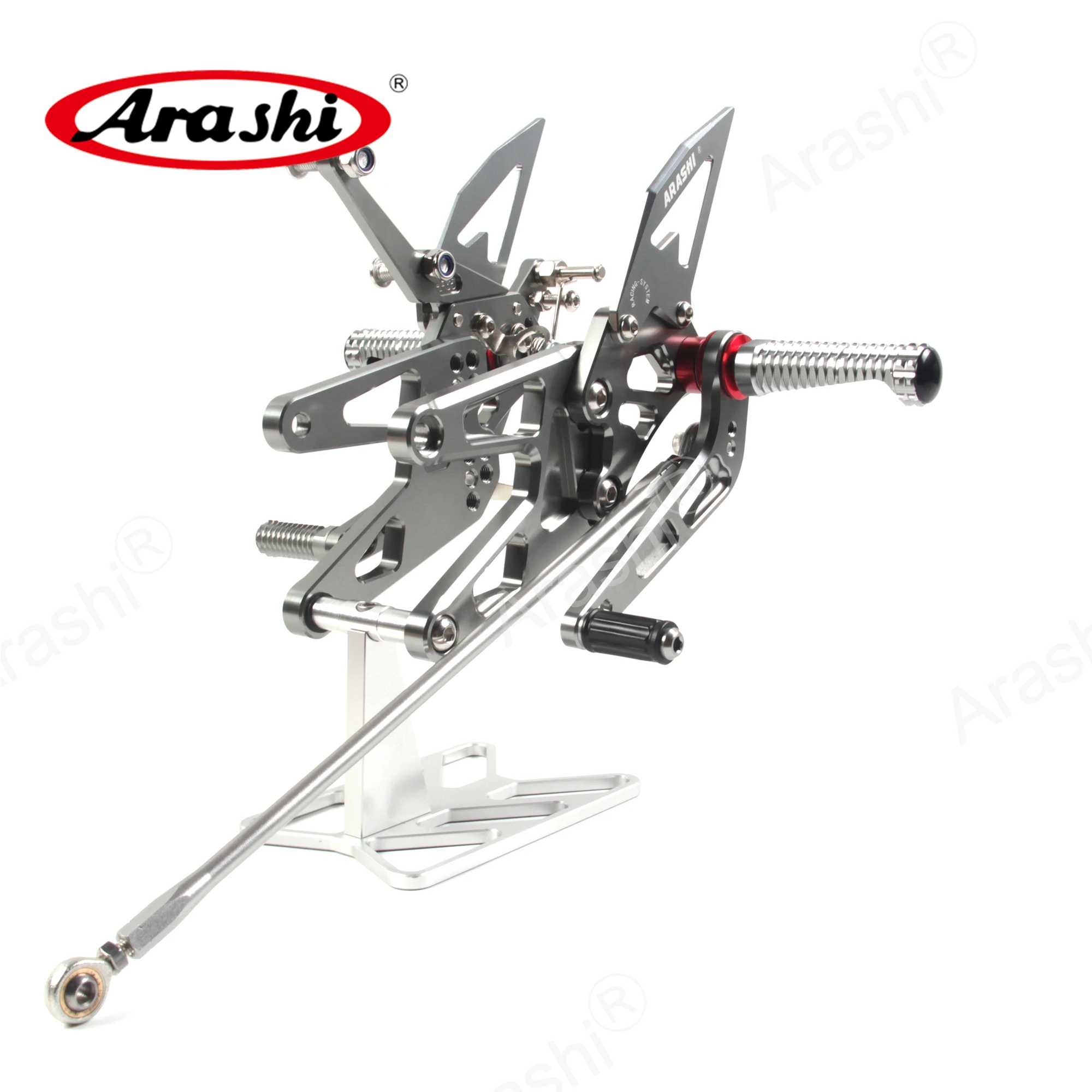 Arashi для YAMAHA YZF R6 2003 2005 мотоциклетная подставка ног CNC регулируемые накладки задняя