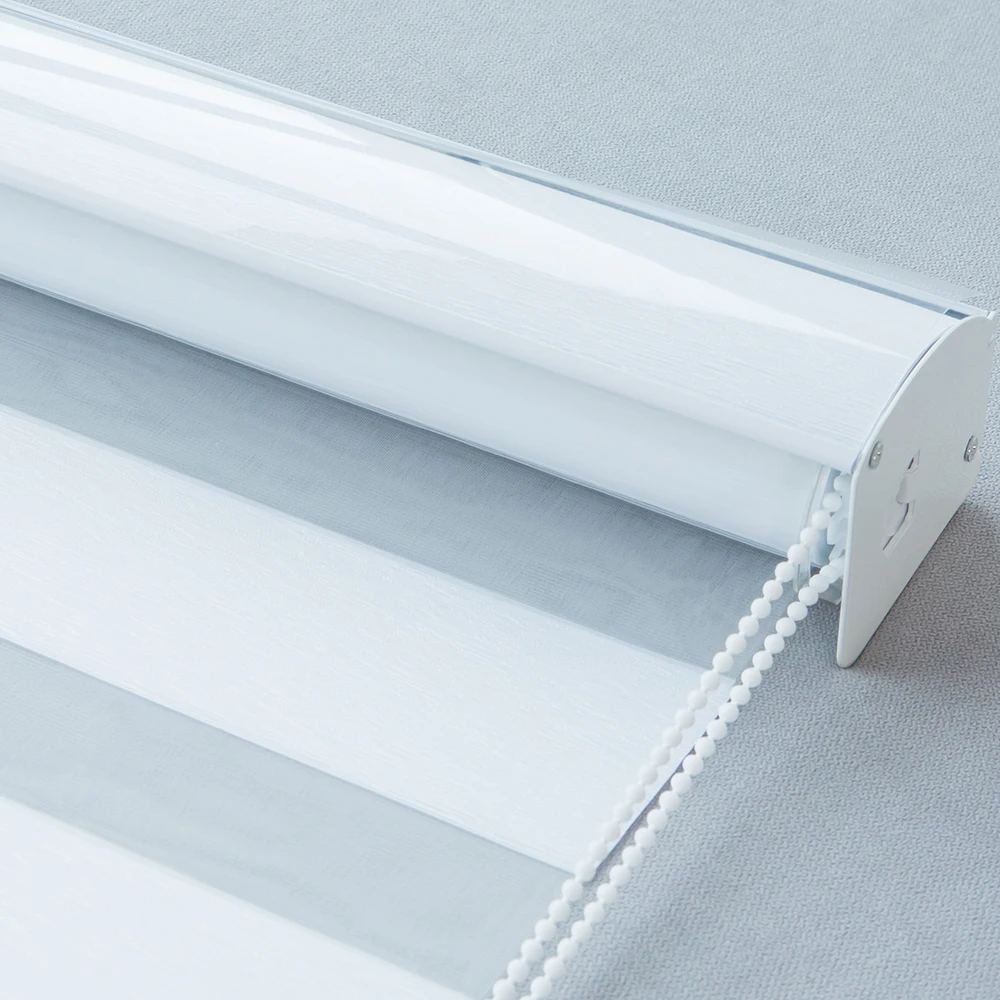 Popular soft fabric zebra shades roller blinds for home and office | Дом и сад