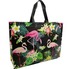 Модная Экологически чистая сумка для покупок с принтом лесных птиц, складная многоразовая сумка-тоут, складная дорожная Нетканая сумка для хранения в ванную