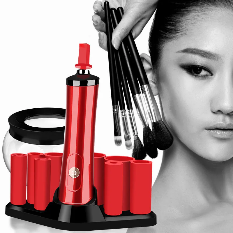 Профессиональные электрические скребки Кисть для макияжа Чистящая Щетка