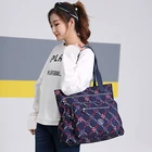 Женская сумка-мессенджер через плечо, Модный водонепроницаемый нейлоновый вместительный тоут для покупок с несколькими карманами