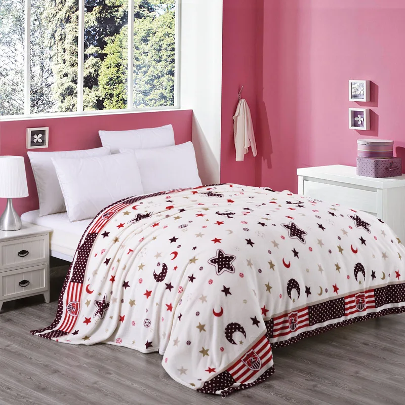 Фланелевое Одеяло Коралловое всесезонное одеяло кондиционер подарочное можно