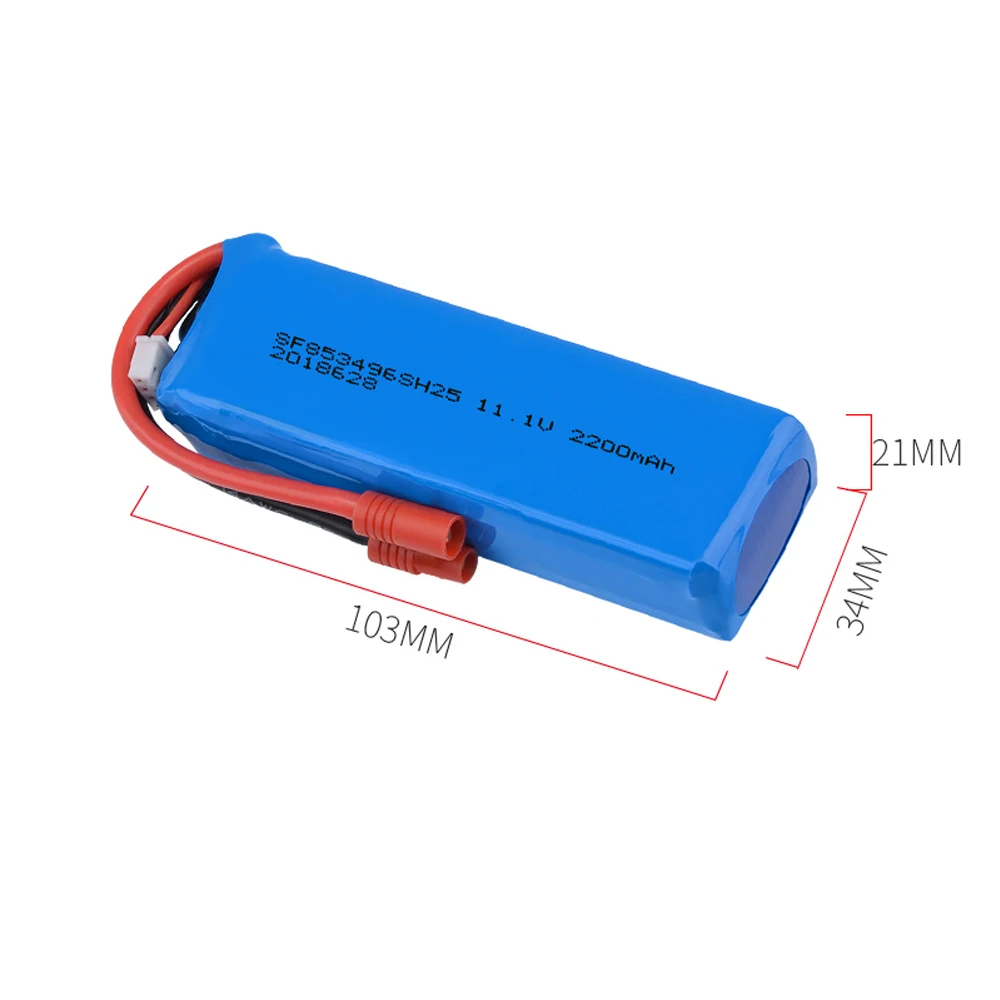 Провод с силикатной гелевой Батарея 11 1 V 2200 мА/ч 30C для BAYANGTOYS X16 X21 X22 Дрон