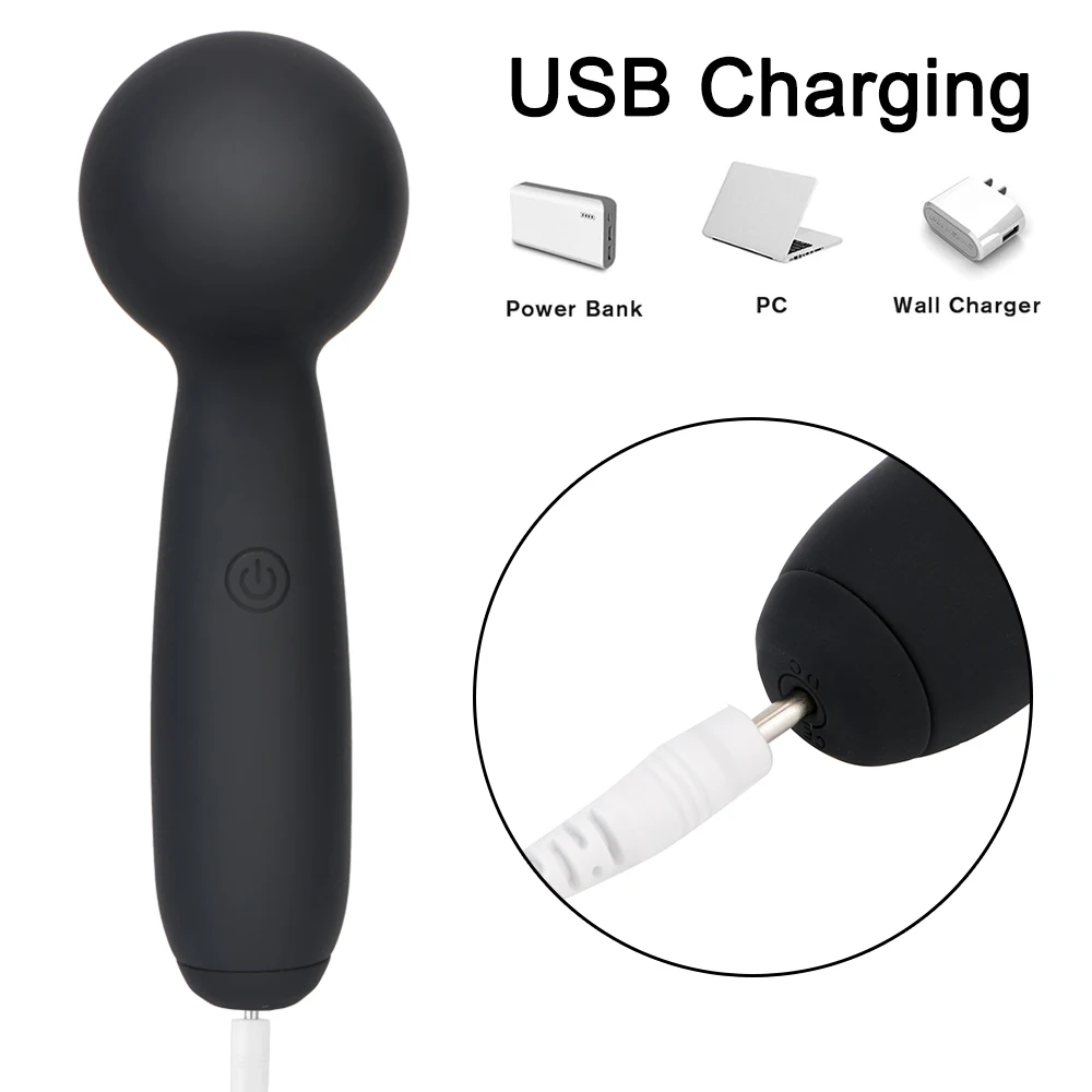 Вибратор с черным шариком для женщин секс-игрушка массаж тела товары взрослых