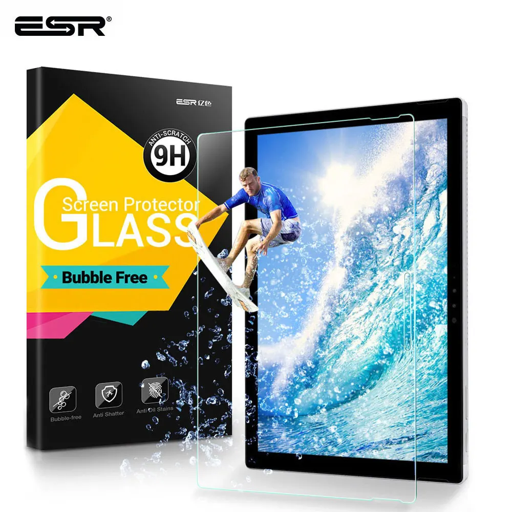 ESR Защитная пленка для экрана Surface Pro 5/Pro 4 Ultra Clear HD закаленное стекло без пузырьков