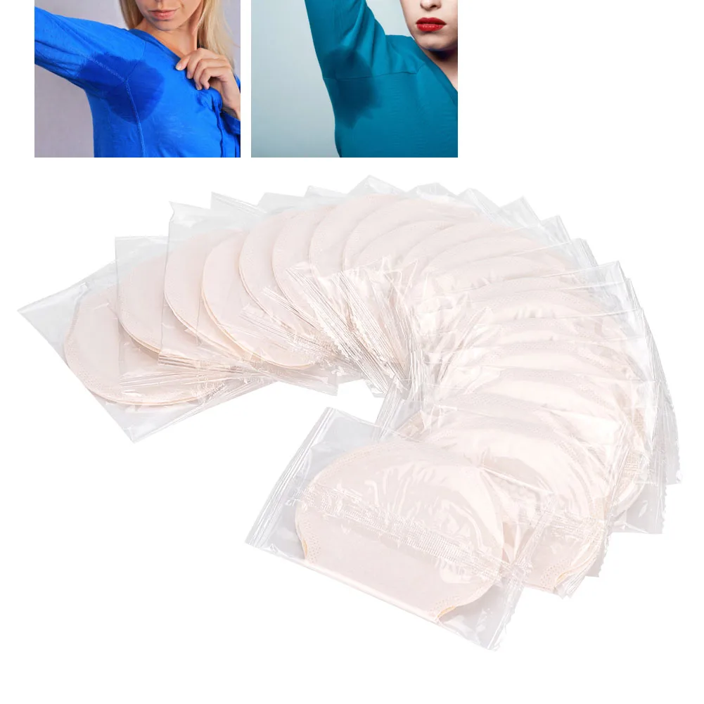 

40pcs Disposable Adult Armpits Sweat Pads Absorbing Stickers Non-woven Fabric Safety No Stimulation Deodorant Antiperspirant