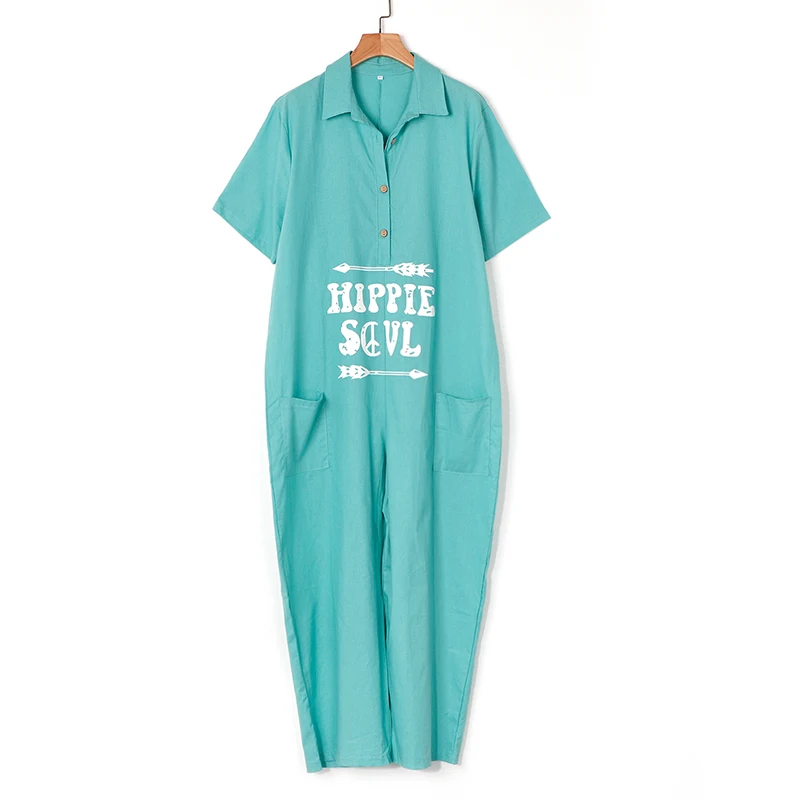 Женский комбинезон с широкими штанинами и v образным вырезом на лето уличная