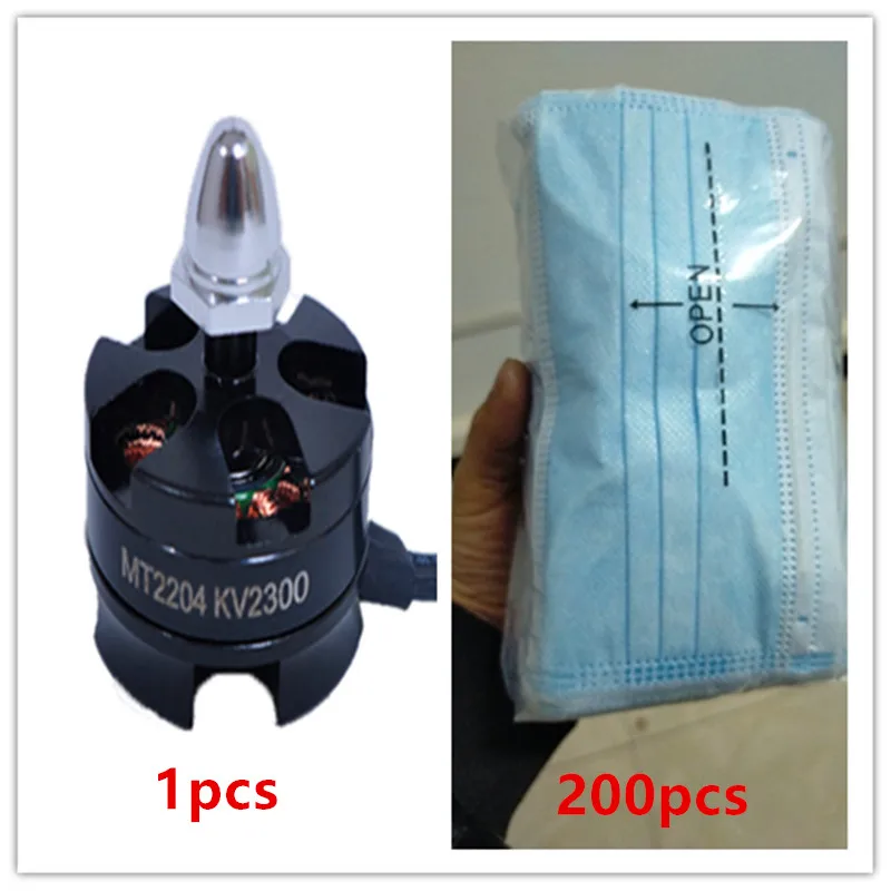Бесщеточный двигатель CW CCW 2204 2300KV для небольшого мультикоптера RC250 квадрокоптера