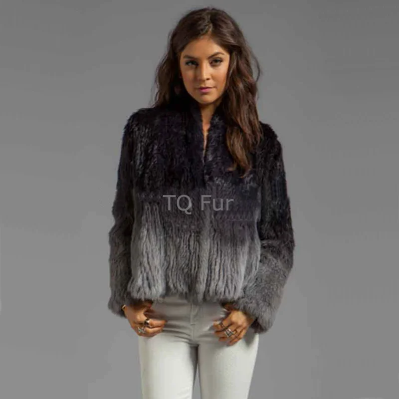 

Кроличья кожа с сердцем, настоящий вязаный крючком, в основном