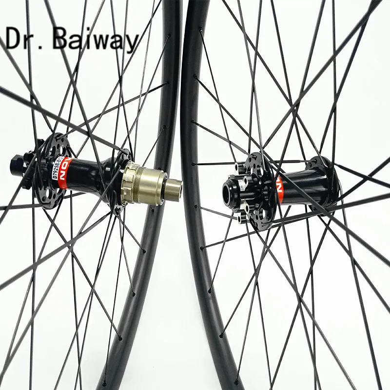 29 дюймов mtb 40*28 ассиметричная бескамерная UD/3K/12K углеродная колесная 791/792 через