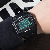 synoke professional diving swimming watch men 50m waterproof multi functional electronic watchs mens shock style g sport clock
