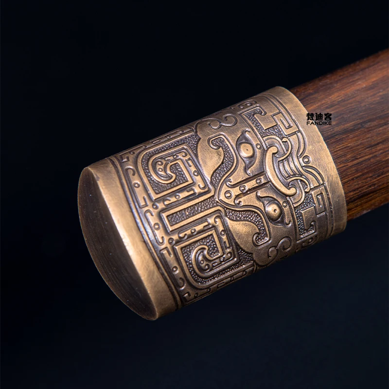 Высокое качество ручной работы сложенная сталь под твердым горящим лезвием