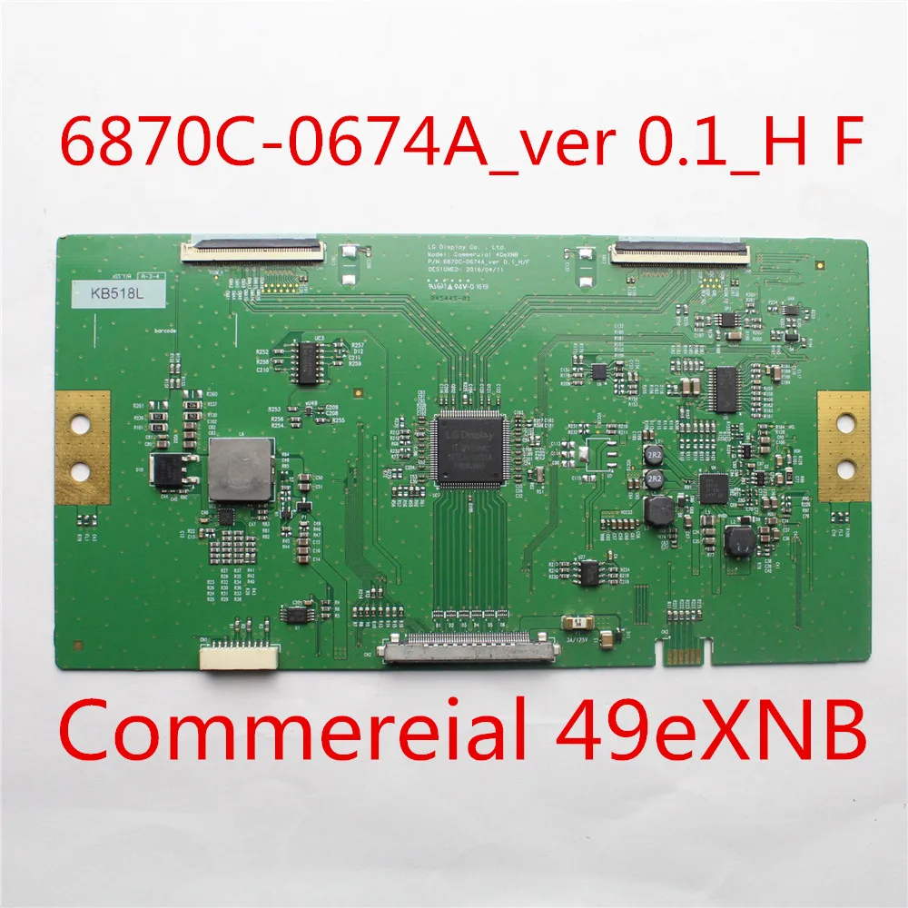 Tcon Board 6870C-0674A_ver 0 1 _ H F Commereial 49eXNB TV 43UH6100-UH для LG... и т. Д. Origina t-con 6870C-0674A 6871L-4293F |