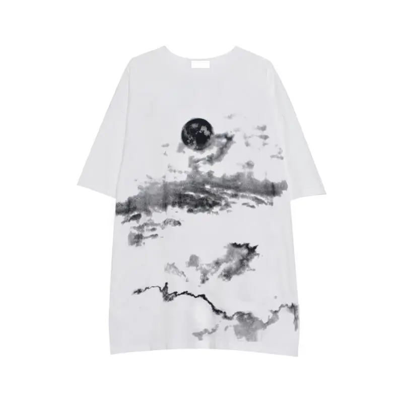 

Harajuku Graphic T Shirts Women Oversized Alt Clothes Aesthetic 2021 Summer Tops Mujer MINGLIUSILI Y2k Plus Size Tee Shirt