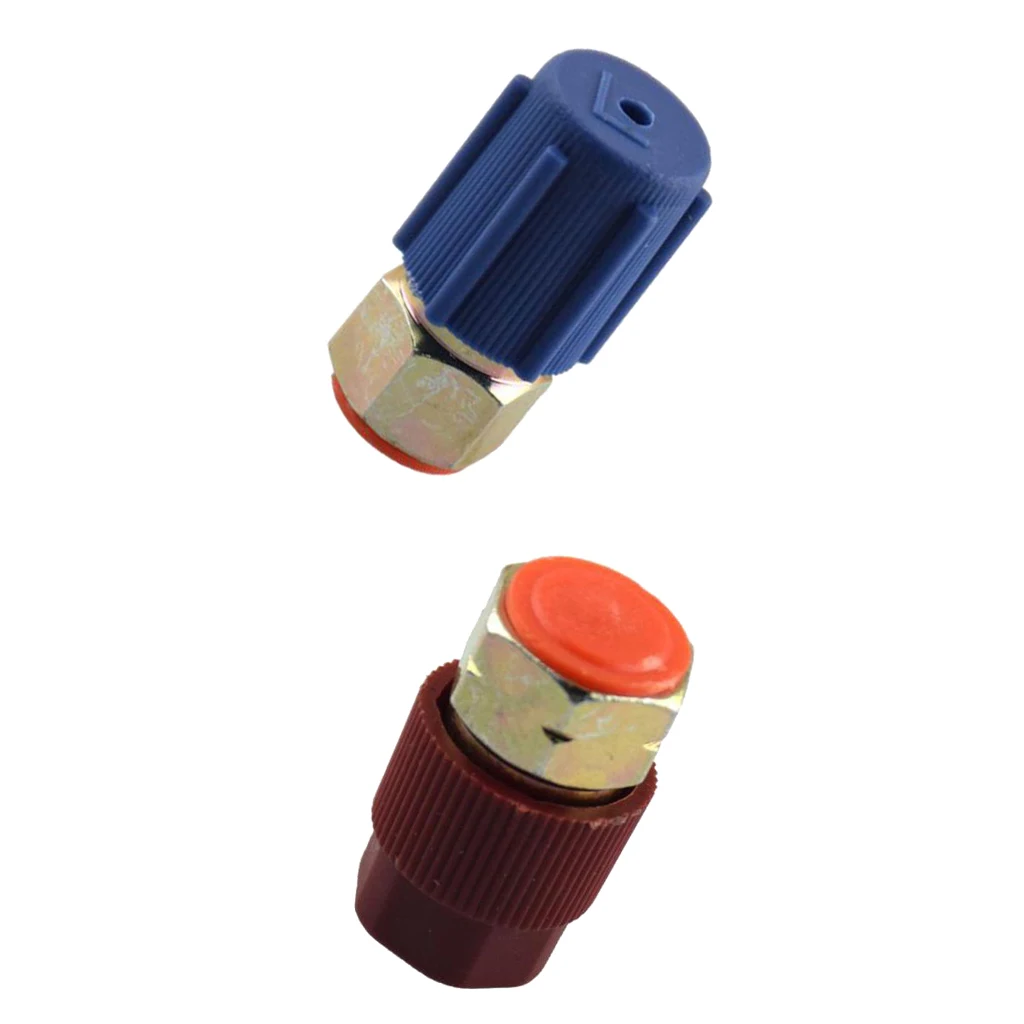 3/8 'высокий 7/16' Низкий R12 на R134a латунный сверхмощный бак адаптер вакуумного