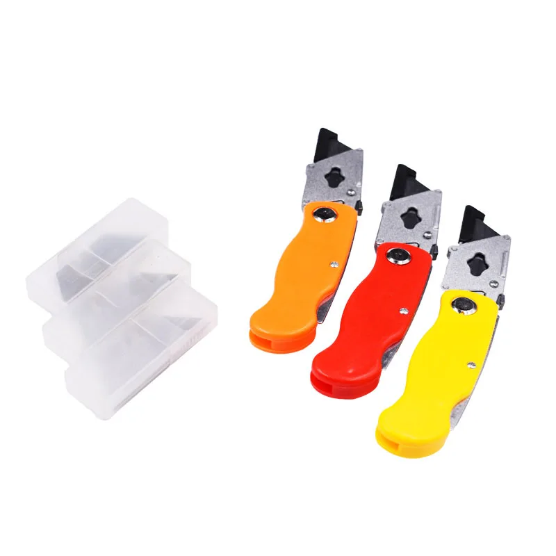 

Folding Outdoor Survival Tool Pipe Cutter Stainless Steel Utility With 4 Handle Blades Random Color
