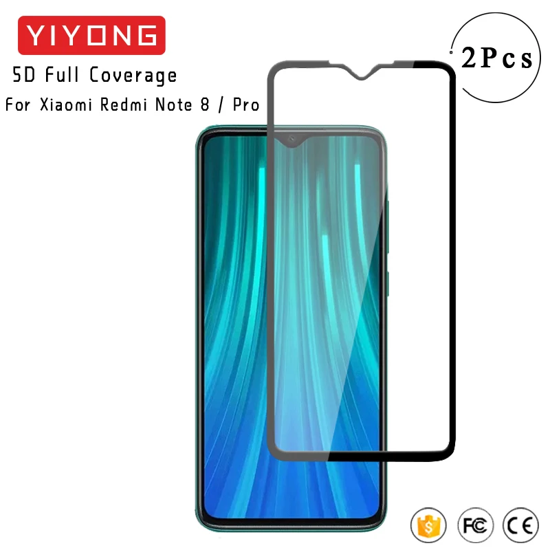 Стекло YIYONG 9D с полным покрытием для Xiaomi Redmi Note 7 8 8T 6 5 Pro закаленное стекло защиты