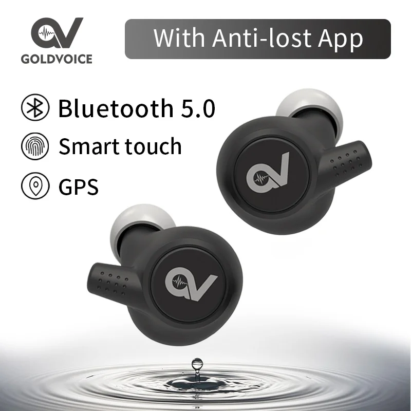 TWS наушники с зарядным чехлом наушники-вкладыши беспроводные Bluetooth приложением и