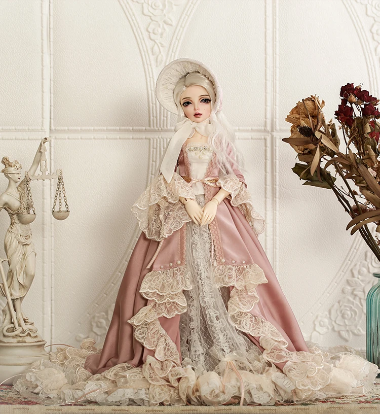 

Bjd4 joint doll complete wig with clothes bjd doll female bjd 1/4 ball jointed doll