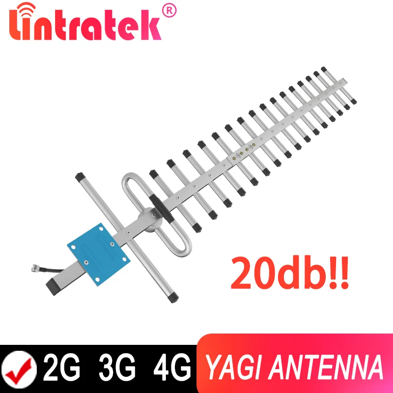 Внешняя антенна Yagi 20 дБ 2G 3G 4G для GSM UMTS LTE 900 2100 1800 824 2700 МГц ретранслятор сигнала