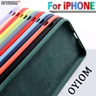 Оригинальный Роскошный чехол из жидкого силикона для Apple iPhone 13 12 11 Pro XS Max Mini 7 8 6 6S Plus Xr X Xs Max Se 2020 противоударный чехол