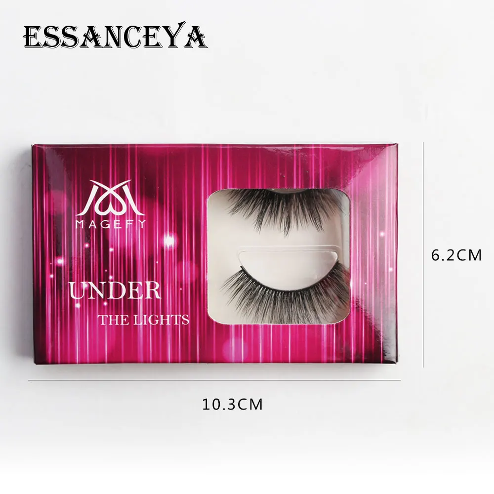 ESSANCEYA 2 пары натуральные Толстые Накладные ресницы 3D норковые волосы ручной