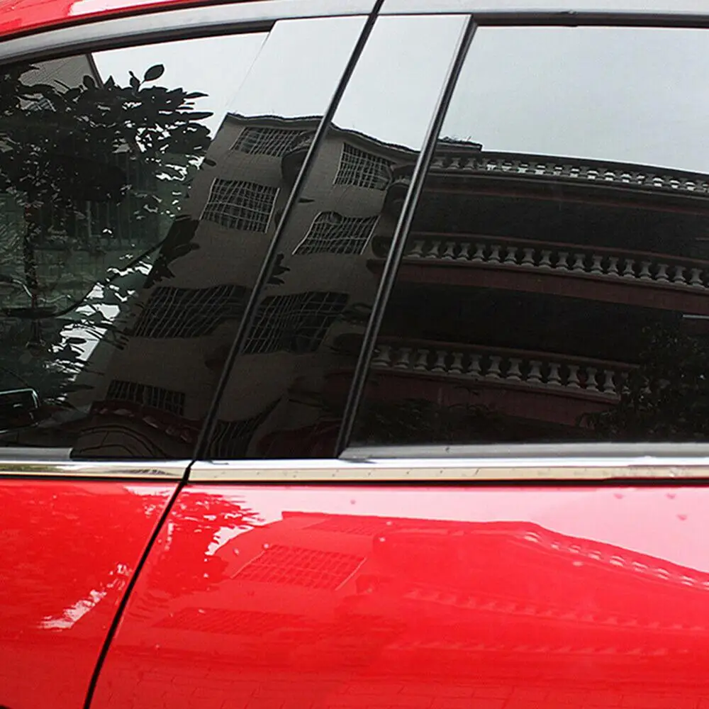 8 шт./компл. Авто BC столб отделка полосы окна двери ПВХ Практичный простой в