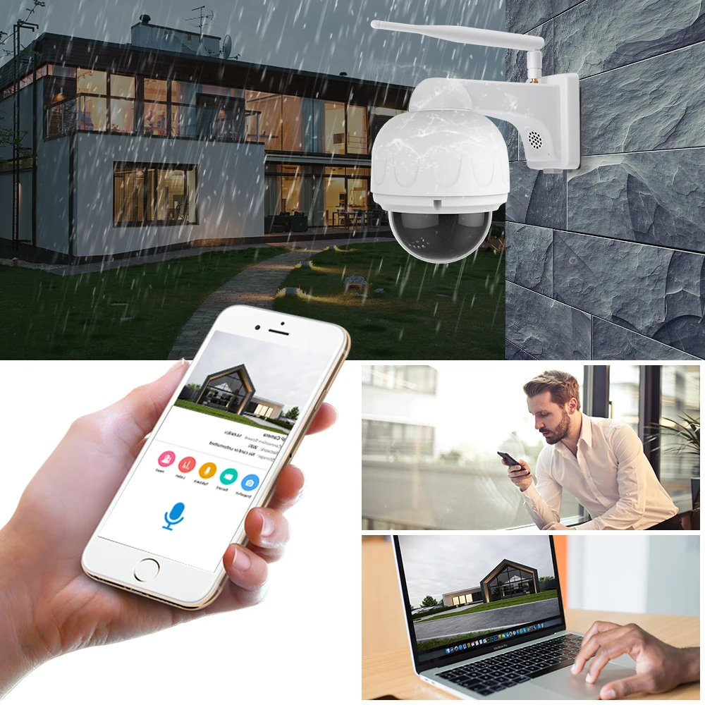 IP камера Vstarcam 1080P с 4 кратным увеличением IP66 водонепроницаемая|Камеры