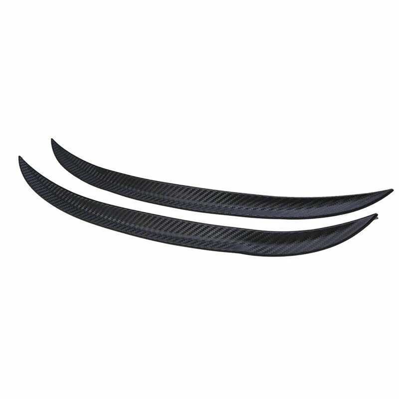 2X углеродного волокна колеса автомобиля бровей арки отделка губы полосы Fender