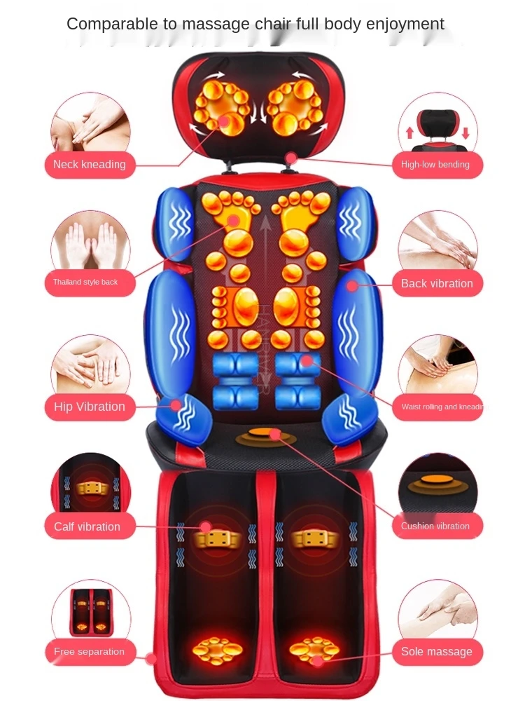 Массажер для шейного позвонка шеи и талии подушка всего тела