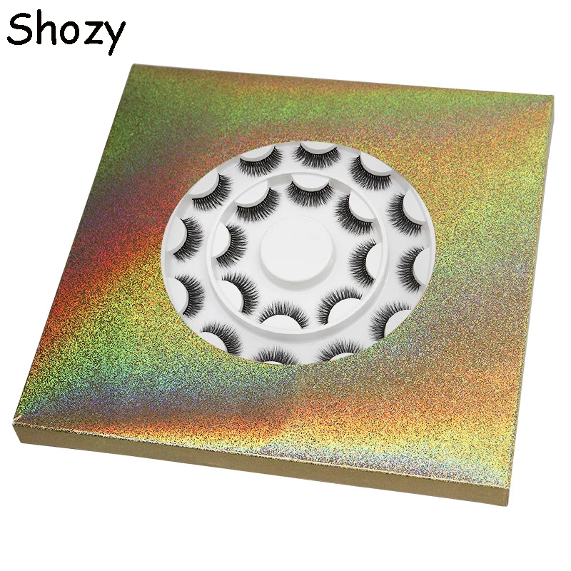 Cucommax 10 пар натуральные накладные ресницы длинный макияж 3d Искусственные из норки