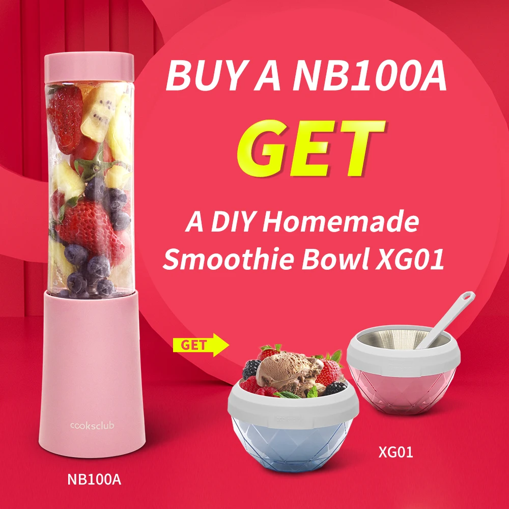 COOKNSHARE NB100A портативный мини блендер миксер кухонный фруктовый соковыжималка