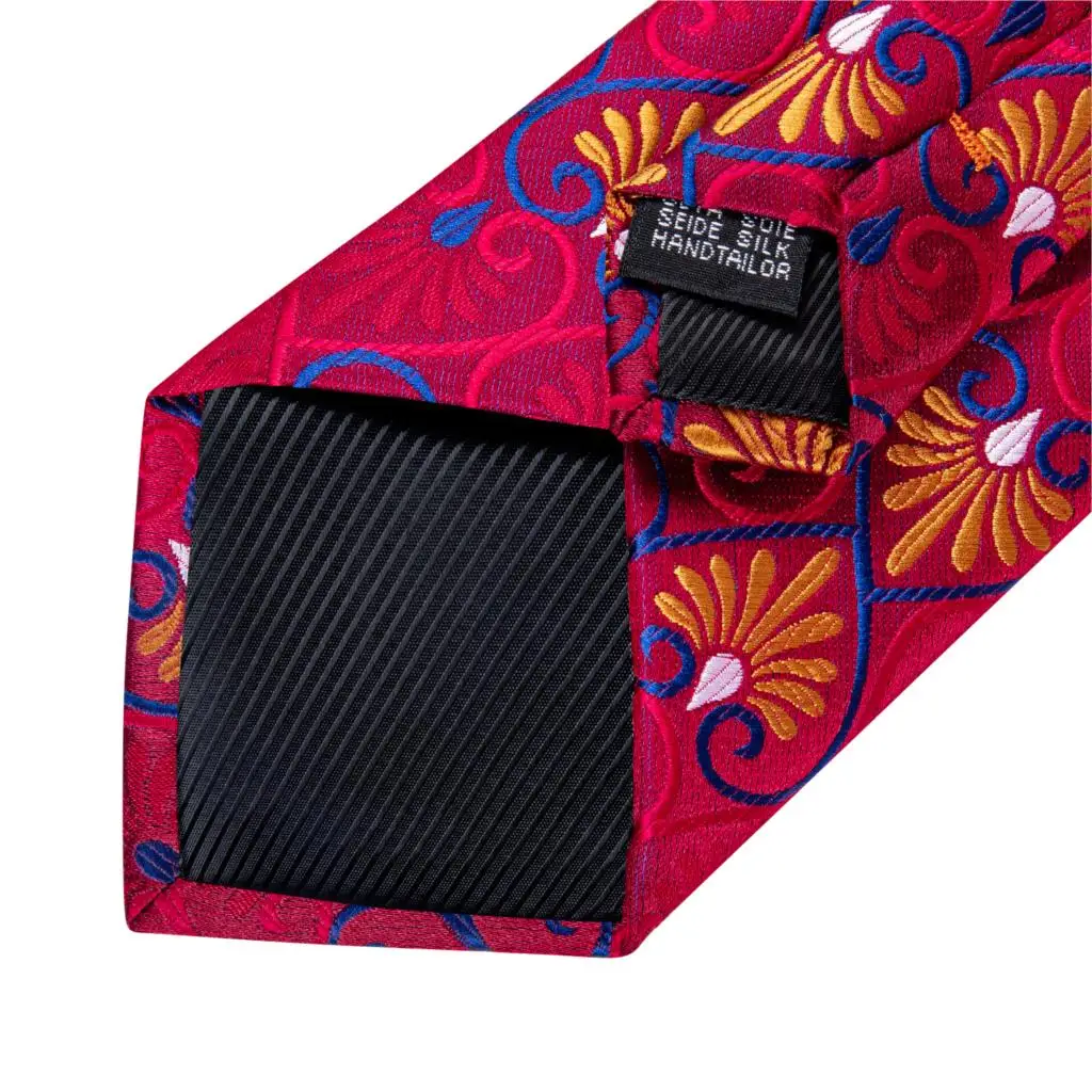 Новый дизайн мужской галстук с красным синим сердцем Шелковый Свадебный для