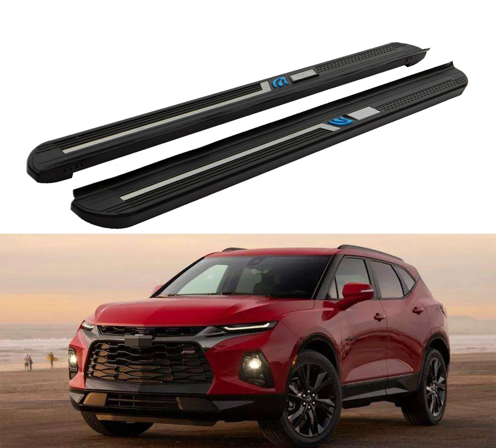 2 шт. защитные накладки на дверь для Chevrolet Chevy Blazer 2019 2020 2021 Black|Буксиры и подвесные