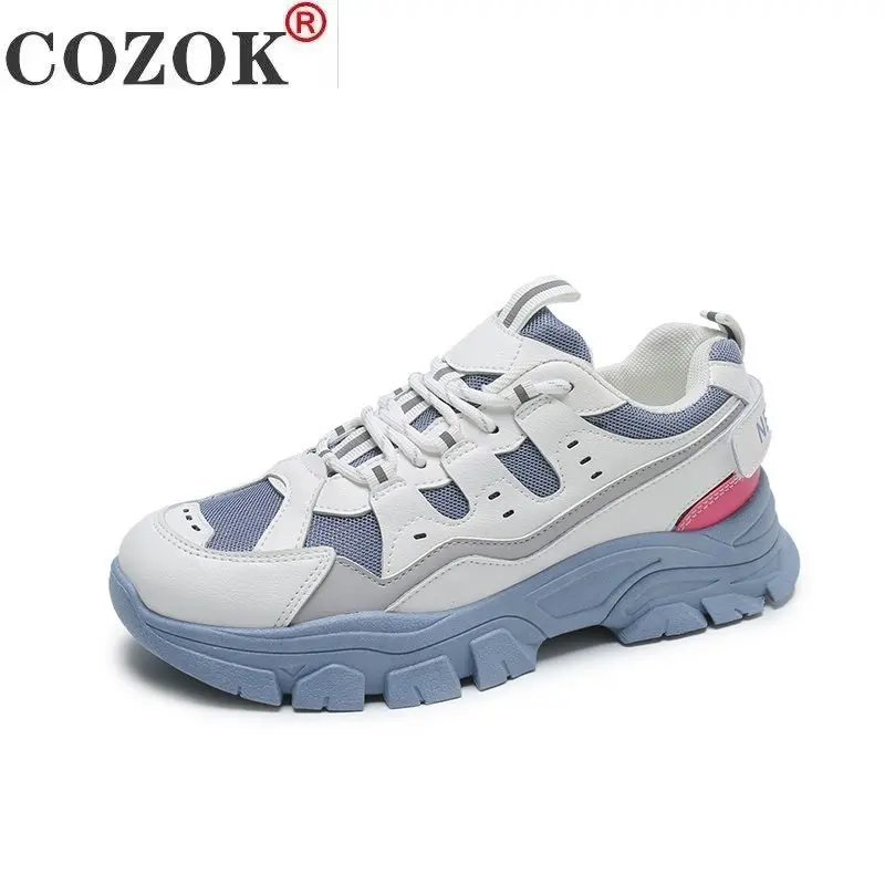 

Autuspin Classic Women's Vulcanize Shoes Retro Platform Casual Sneakers Women Leisure Jogging Shoes Fashion Vulcanized Sneaker