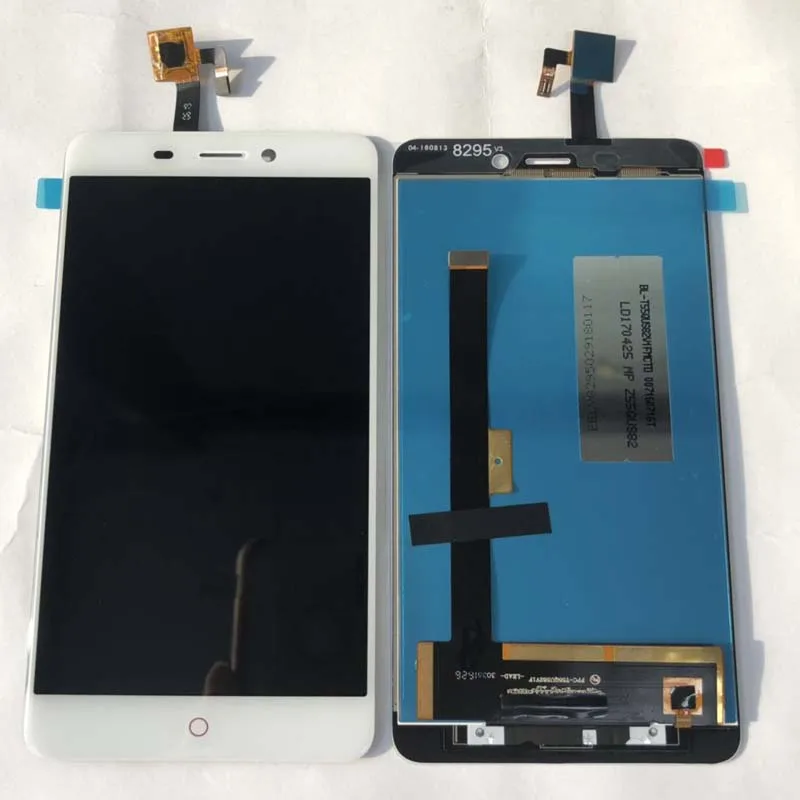 AAA 100% оригинальный белый для ZTE Nubia N1 ЖК дисплей + фотодетали NX541J|Экраны мобильных