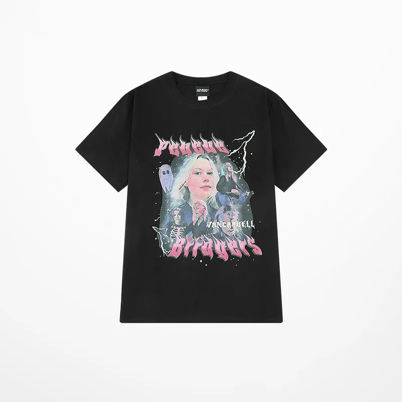 

Футболка мужская с принтом в стиле Харадзюку, 100% хлопок, для влюбленных пар