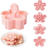 sakura cookie mold cherry blossom powder biscuit mold cookie plunger cutter pastry decor diy fondant baking tool kitchen tool