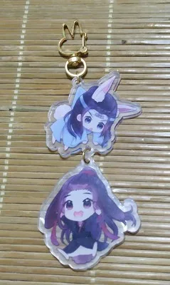 Ограниченное количество Grandmaster Demonic культивирование Wangji Wei Wuxian брелок акриловые MDZS Косплей Подарки